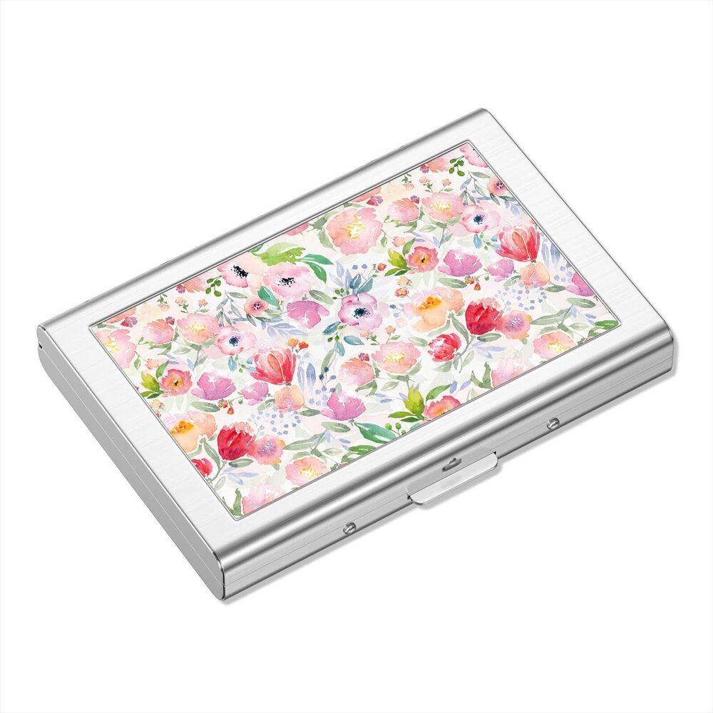 9679 Metal Credit Card Holder, Mini Credit Card Wallet RFID Blocking Slim